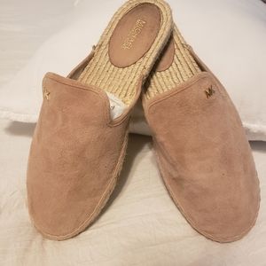 Michael Kors suede slides
